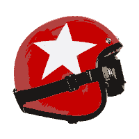 Happy Motorcycle Sticker by alexmofagang