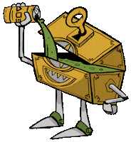 Chest Drinking Sticker