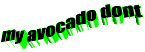 avocado lol Sticker by AnimatedText