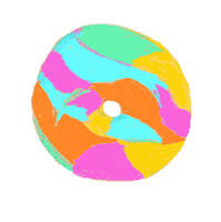 rainbow slime Sticker by Patricia Tjandra