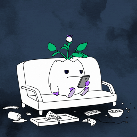 Relaxing Work From Home GIF by Magic Eden