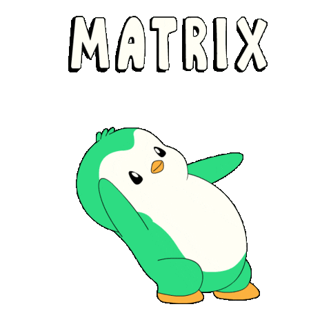 The Matrix Penguin Sticker by Abster