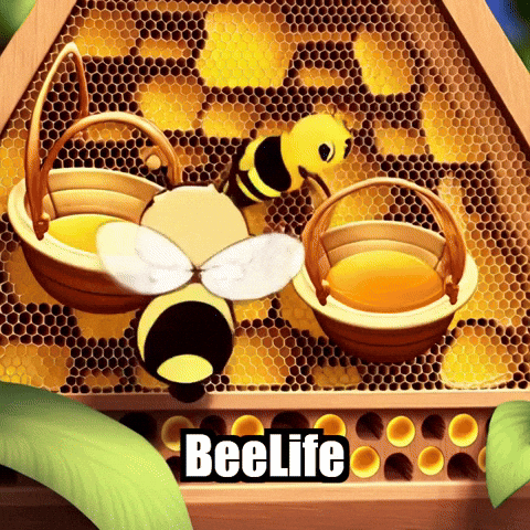 Bee Social Media Trends GIF by Beelightened