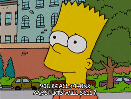 happy bart simpson GIF
