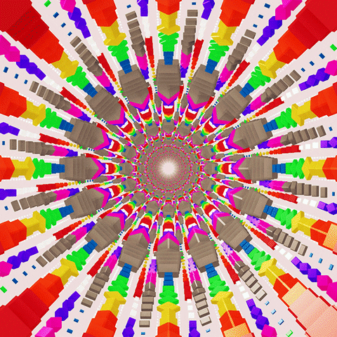 Rainbow Colors GIF by xponentialdesign