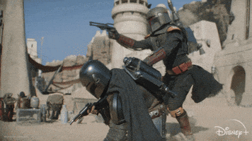 Star Wars Fighting GIF by Disney+