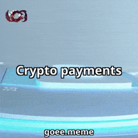 Crypto Payments GIF by Goeememe