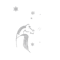 Let It Snow Christmas Sticker by HorseplayApparel