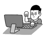 Run Computer Sticker by Oilheadjunior