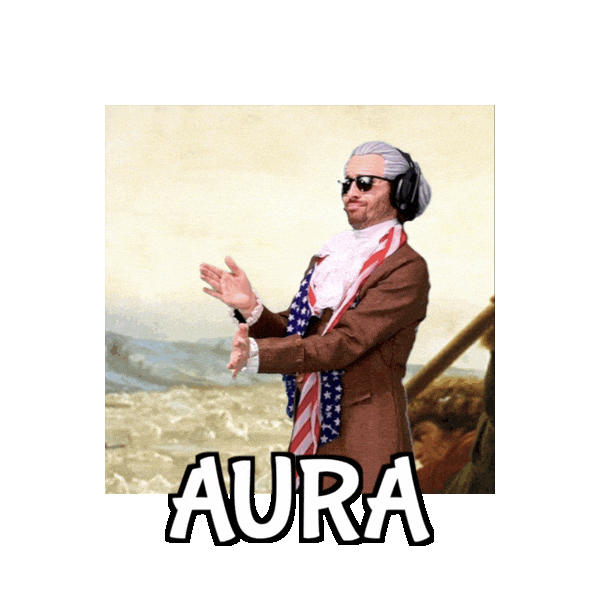Emoting Founding Fathers Sticker