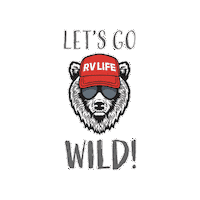 Go Wild Rving Sticker by RV LIFE Pro