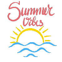 Pink Summer Sticker