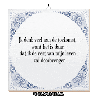 Hoop Spreuk Sticker by Tegelspreuken.nl