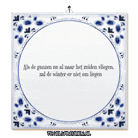 Winter Humor Sticker by Tegelspreuken.nl