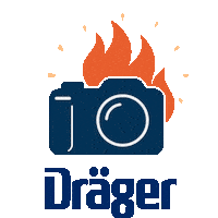 Drager Fire Sticker by Dräger