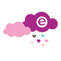 heart raining Sticker by essence
