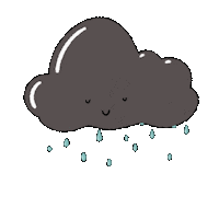 Rain Cloud Sticker
