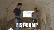 CNBCsocial high five jojo teamwork jordan GIF