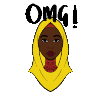 african muslim omg Sticker by RS