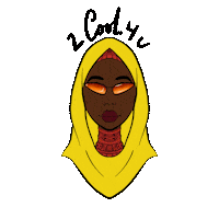 African Muslim Swag Sticker by RS