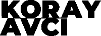 Black Logo Sticker by Koray Avcı