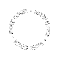 Now Open Sticker by Luna Grill