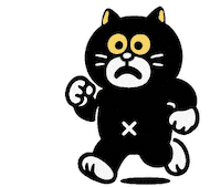 貓 Running Sticker