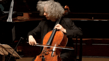 Wigmorehall hall cello on stage cellist GIF
