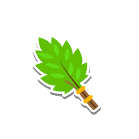 birch leaf finland Sticker by Saunapaiva