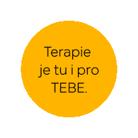 Terapie Je Tu I Pro Tebe Sticker by Terap.io