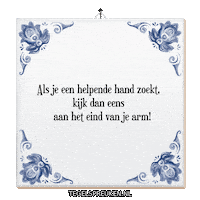 Nl Wijsheid Sticker by Tegelspreuken.nl