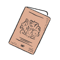 Illustration Passport Sticker by DWD Travel