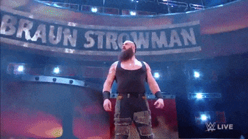 ready to fight braun strowman GIF by WWE