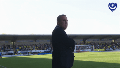 kenny jackett applause GIF by Portsmouth Football Club