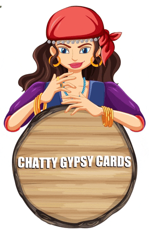 chattygypsycards giphygifmaker giphyattribution chatty gypsy cards GIF
