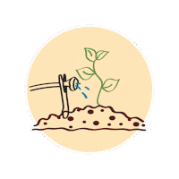 Drip Irrigation Sticker by EnviroWoodland