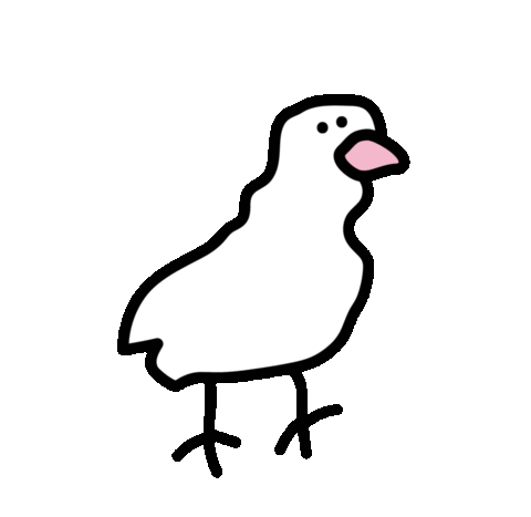 Bird Shaking Sticker by TeaBag