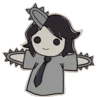 Monster Chainsaw Sticker