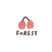 mumuwa717 forest cherry 櫻桃 森林 Sticker