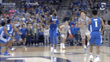 slam dunk GIF by Creighton University Athletics