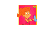 Girl Running Sticker by 3 Palavrinhas