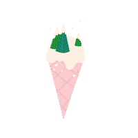 treat yourself ice cream Sticker by Katie Thierjung / The Uncommon Place