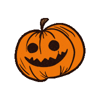 Scared Halloween Sticker