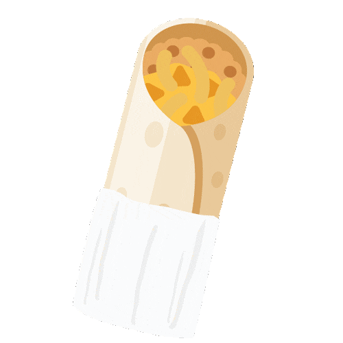 ElPolloLocoMX giphyupload tasty rico burrito Sticker