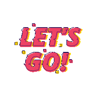 Lets Go Sticker by Digital Pratik