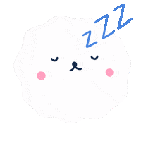 Tired Dog Sticker by Lavilletlesnuages