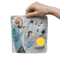 Fatherscoffee fathers fatherscoffee tatovakava Sticker