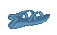 Sandal Chaco Sticker by URJ Jacobs Camp