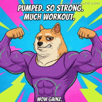 Flexing Shiba Inu GIF by Doge Pound