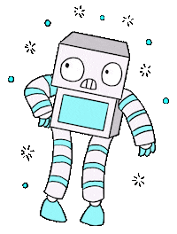 milkytoon confused robot doodle confusion Sticker